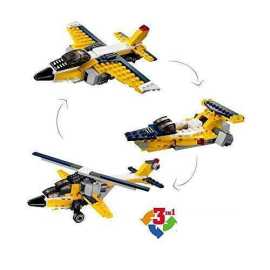 Trouper Architect 3105 3 in 1 Building Blocks Plane Toy For Kids