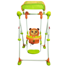 Metal Pipe Children Swing Chair Home Cradle Chair