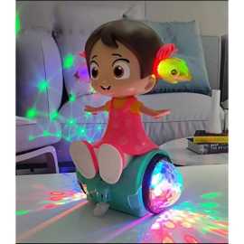 Dancing Girl Doll with Flashing Musical Toys for Kids