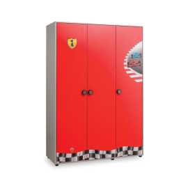 Turbo Wardrobe In Wood With 3 Doors