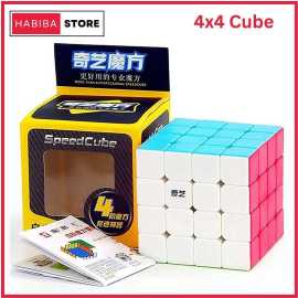 Rubiks Cube 4x4 Sticker Less Learning Puzzle Toy