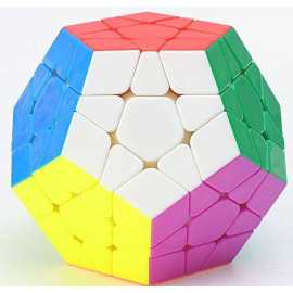 Megaminx Cube 3x3 Sticker Less Puzzle Toy