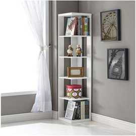 White Corner Book display rack organizer - TWBK39