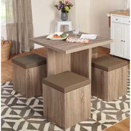 modern Dining table with 4 seats Set For Home - TWDT01