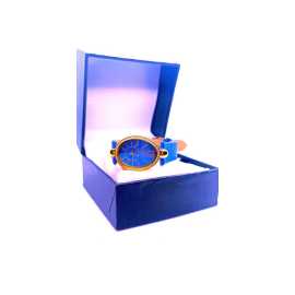 Luxury Women Blue Quartz Diamond Wrist Watch