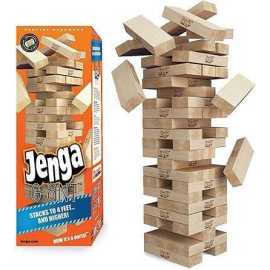 Classic Jenga Wooden Stacking Tower Board Game for Kids