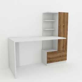 Creative study desk with large storage