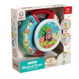 Jiestar Cartoon Musical Activity Drum Playset Toy