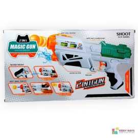 2 in 1 Magic Blaster Gun Toy