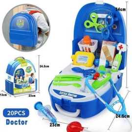 Backpack Doctor Toy Set For Kids