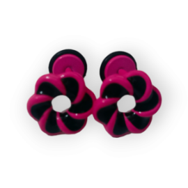 Charming Pink Flower Stud Earring For Little Girls