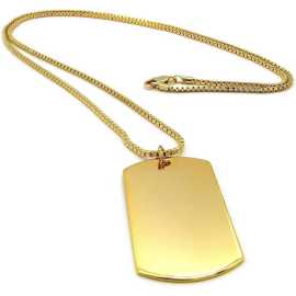 Classy Golden Army Box Chain Trendy Golden