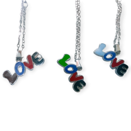 Stylish Multicolor Love Letters Chain