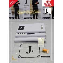 J. Junaid Jamshed Luxury Stuff Cotton Men's Unstitched Suit (SC-004)