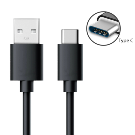 Type-C Fast Charging Data Cable - Black