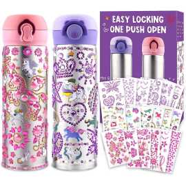Girls Decorate Your Own Water Bottle - 1 Piece