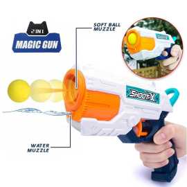 2 in 1 Summer Water Pinball Shooting Toy
