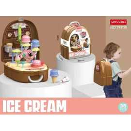 Pretend Play Kitchen & Doctor Briefcase Toy Set For Kids