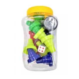 Medium Size Ludo Goti Jar - 1 Set