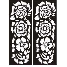 Different Designs Full Sheet Mehndi Stencils - 1 Set