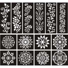 Different Designs Mehndi Sticker Sheets - 1 Set