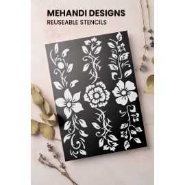 Different Sheets Mehndi Stencils Stickers