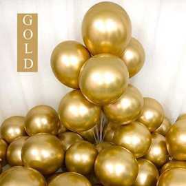 Balloons Golden For Party Celebration - Pack of 20 PCS