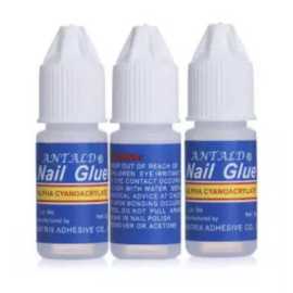 Pack of 3 Nail Glue For Nail Art