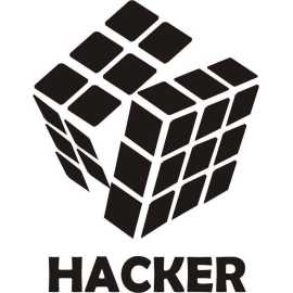PVC Vinyl Hacker Mobile/Tablet & Bike Sticker - 1 Piece