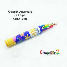 Pencil Color Gold Fish - Pack of 12 PCS