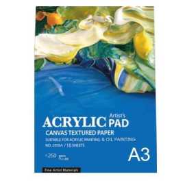Acrylic Pad For Painting A4 & A3 Size 18 Sheets - 250gsm