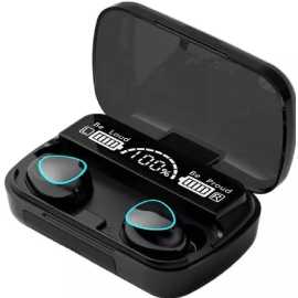 M10 TWS Wireless Bluetooth Earbuds With Touch Control - Black