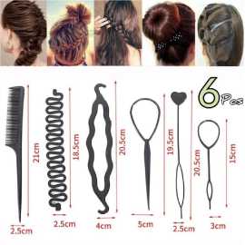Set of 6 PCS Hairstyle Braiding Tools