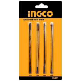8 Pcs Set INGCO Scroll Saw Blade - Pack of 8