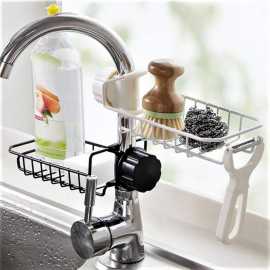 Stainless Steel Faucet Kitchen Storage Rack