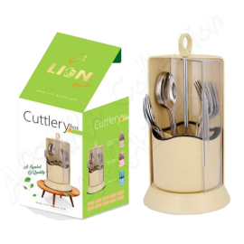 Rotating spoon cutlery set up to 28 PCS