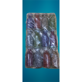 Glitter bottles for slime and decorations - Pack of 12 PCS