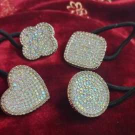 Beautiful Hair Rubber Band For Girls - Pack of 4