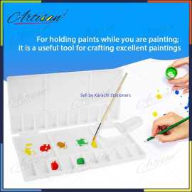 Artisan Folding Type Plastic Palette For Painting - Size 20 x 10 cmArtisan Folding Type Plastic Palette For Painting - Size 20 x 10 cm