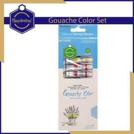 Keep Smiling 6ML Gouache Color Paint Tube - Set of 12