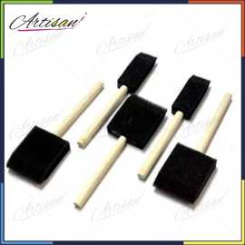 Artisan Set of 5 Foam Sponge Brush For Art Painting