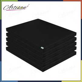 Artisan - 5 Pieces Black 12 X 18 Inches Coated Canvas