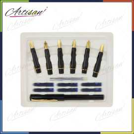 Artisan - 6 Nib Calligraphy Ink Pen Set