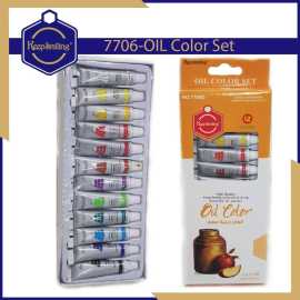 Keep Smiling 6ML Oil Color Paint Tube - Set of 12