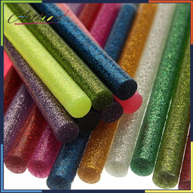 Artisan - 12 PCS 11mm Glue Gun Glitter Sticks Multi Color