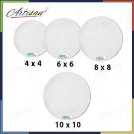 Artisan - round canvas pack of 4 canvas Set