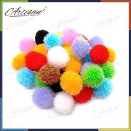 Artisan - 3cm Large Fluorescent Pompoms - Pack of 32 PCS