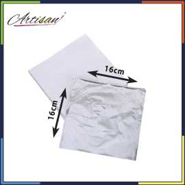 Artisan 100 PCS Golden/Silver Foil Leaf Sheet (6x6 Inch Each)Artisan 100 PCS Golden/Silver Foil Leaf Sheet (6x6 Inch Each)