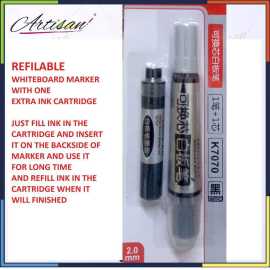 Artisan - 1 piece Refillable Whiteboard Marker - Black
