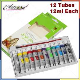 Artisan - 12pcs Acrylic Paint - 12ML in each tube